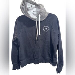 Under Armour Women's navy/grey and Gray Hoodie Sweater size Small